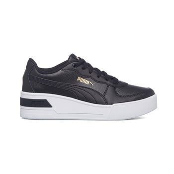 Sneakers nere in pelle con zeppa Puma Skye Wedge, Brand, SKU s312000146, Immagine 0